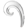 Foil Balloon 14 Inch Kurly Wave Silver