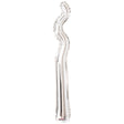 Foil Balloon 14 Inch Kurly Zig Zag Silver