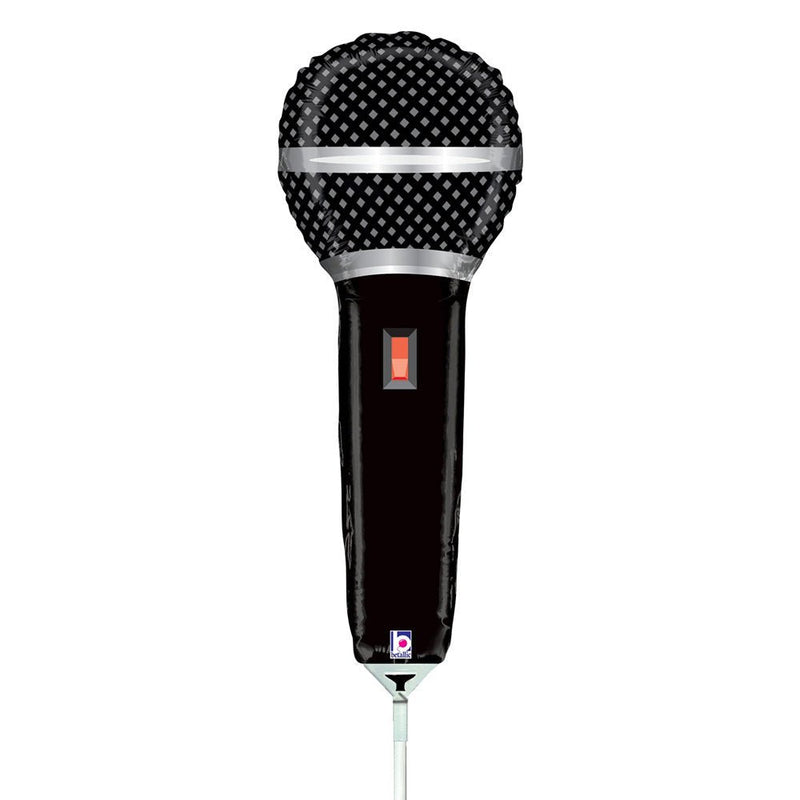 Microphone Mini Shape Foil Balloon