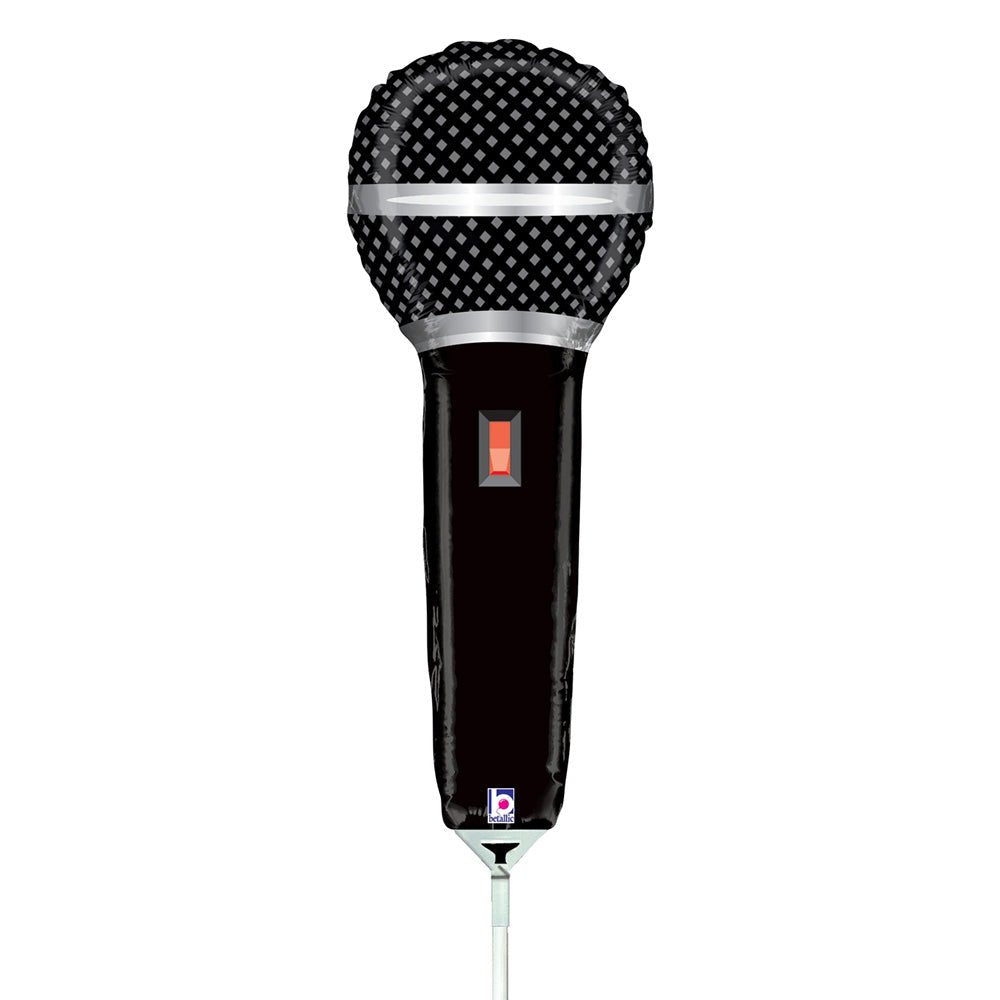 Microphone Mini Shape Foil Balloon