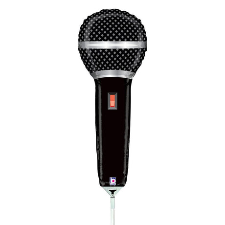 Microphone Mini Shape Foil Balloon