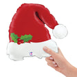 Mini Christmas Santa Hat Foil Balloon