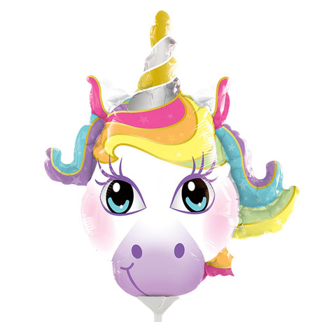 Mini Unicorn Foil Balloon