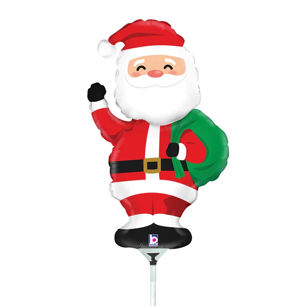Mini Santa Foil Balloon