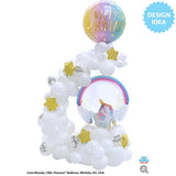 Mini Unicorn Foil Balloon