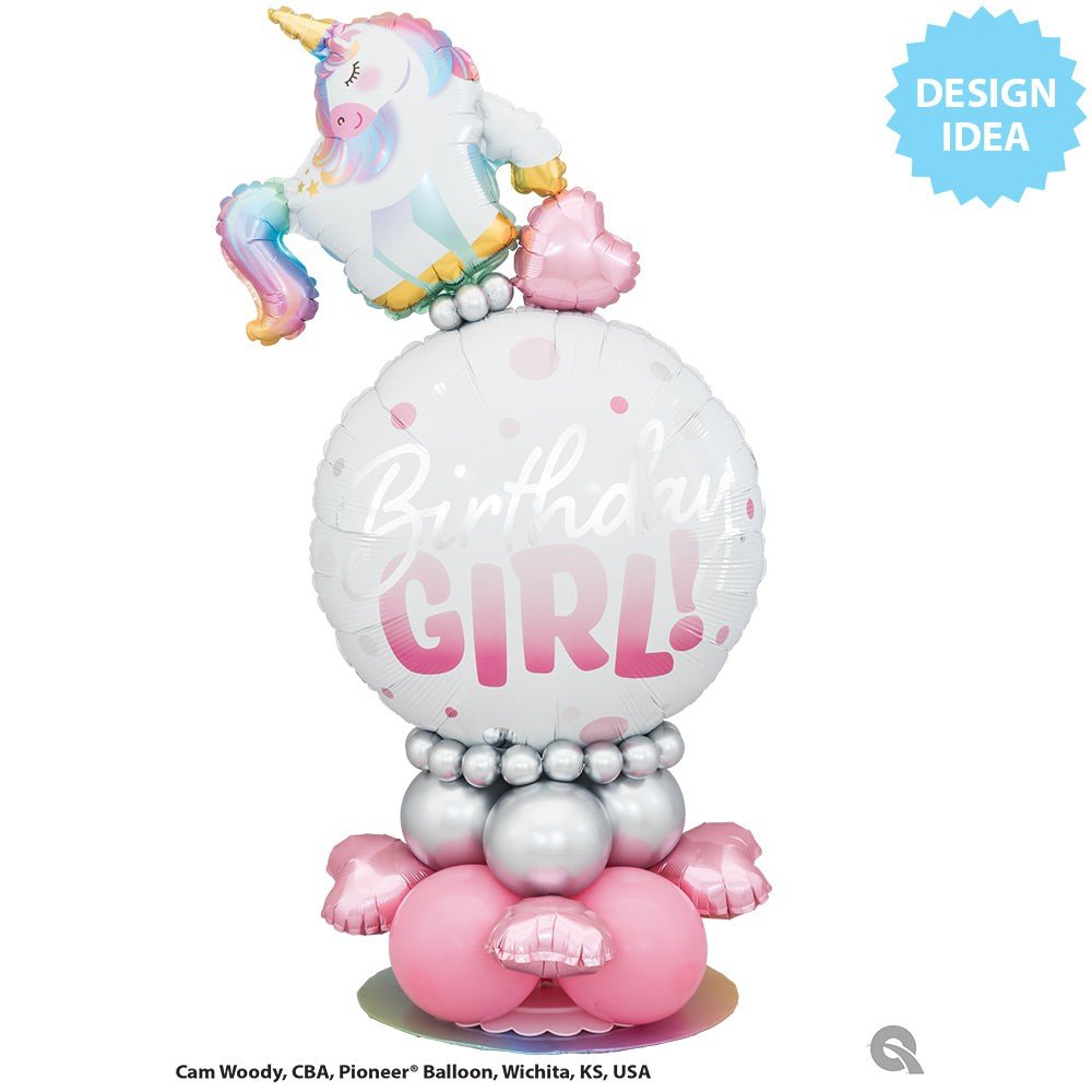 Mini Unicorn Foil Balloon