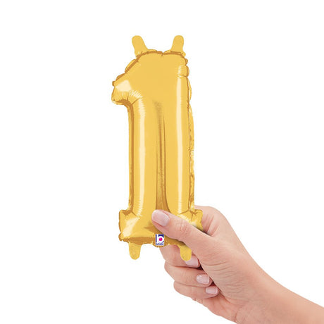 Foil Balloon Number 1 Gold Megaloon
