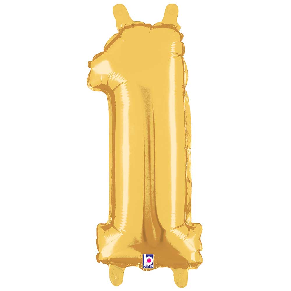 Foil Balloon Number 1 Gold Megaloon