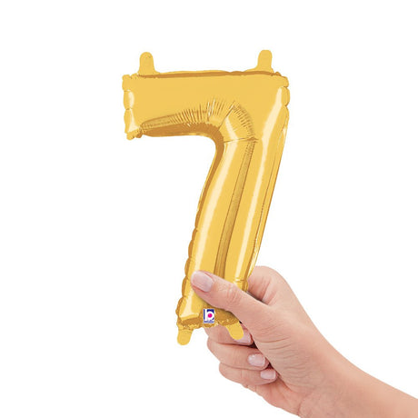 Foil Balloon Number 7 Gold Megaloon