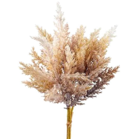 Pampas Grass Spray Beige Silk Flowers