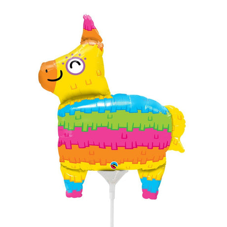 Foil Balloon Rainbow Piñata Mini Shape