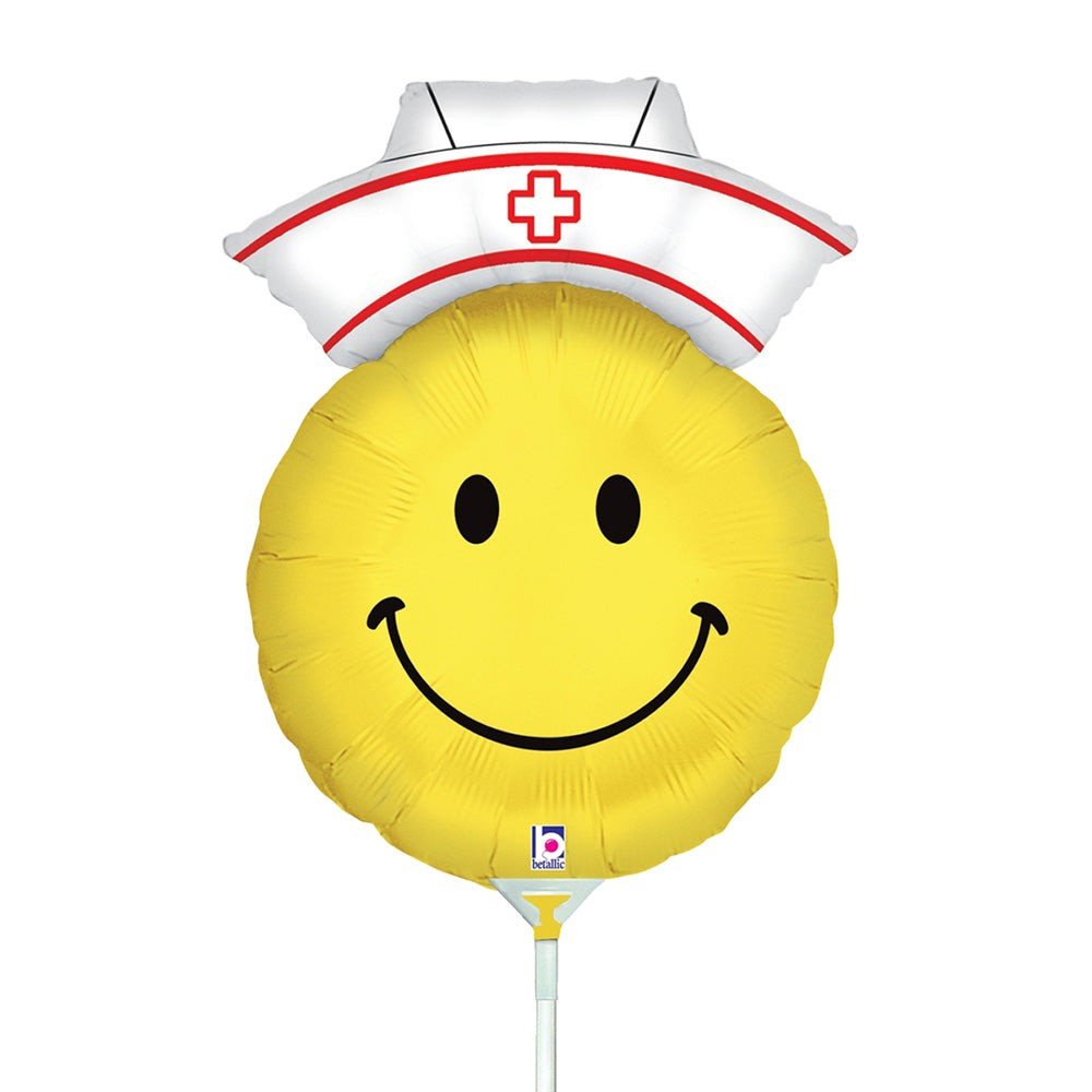 Foil Balloon Smiley Nurse Mini Shape