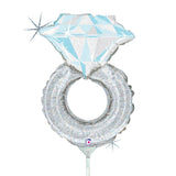 Wedding Ring Mini Shape Foil Balloon