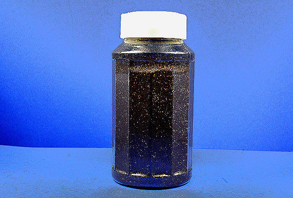 4 x 1-Pound Bottle Black Polyester Craft Glitter (64 Ounces)