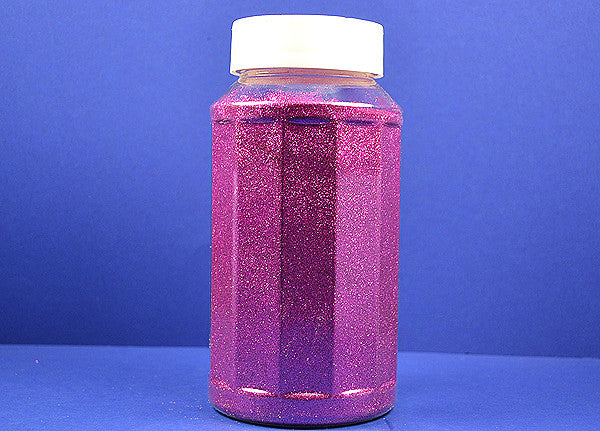 4 x 1-Pound Bottle Fuchsia Polyester Craft Glitter (64 Ounces)