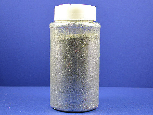 4 x 1-Pound Bottle Silver Polyester Craft Glitter (64 Ounces)