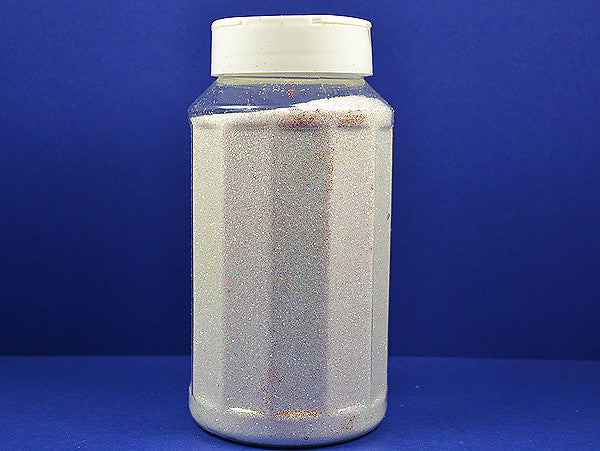 4 x 1-Pound Bottle White Polyester Craft Glitter (64 Ounces)