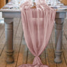Chiffon Wedding Table Runner Fabric - Sheer Flowing Chiffon, 14" Wide x 120" Long, Ivory (1 Runner)