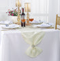 Polyester Table Runner 14x108 Ivory