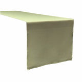 Polyester Poplin Fabric Table Runner - Solid Color, 14" x 72" (1 Piece)