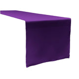 Polyester Poplin Fabric Table Runner - Solid Color, 14" x 72" (1 Piece)
