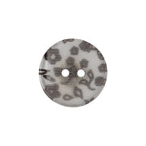 Clear Brown Plastic Button - 32L/20mm