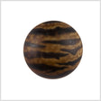 Brown Plastic Coat Button - 44L/28mm