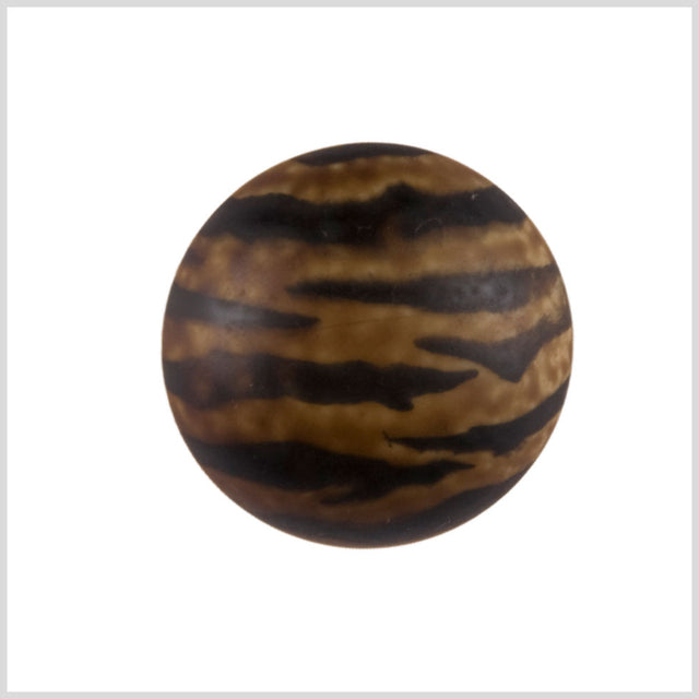 Brown Plastic Coat Button - 44L/28mm