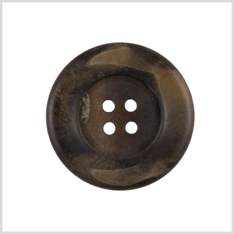 Brown Plastic Button - 28L/18mm