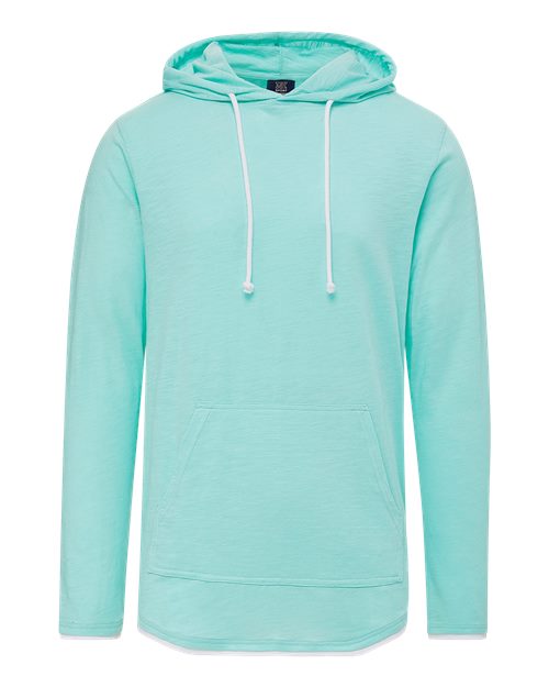 MV Sport Unisex Miles Slub Hooded Long Sleeve T-Shirt