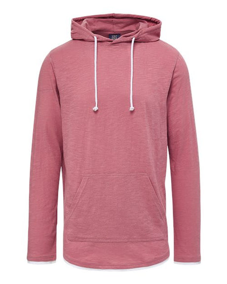 MV Sport Unisex Miles Slub Hooded Long Sleeve T-Shirt