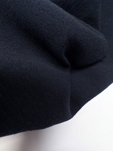 Viscose Cotton Crepe Blue