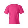 Youth Short Sleeve Heavy Cotton T-Shirt Breathable and Long Lasting