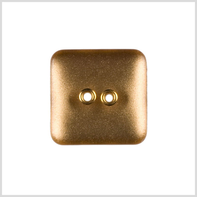 Gold Plastic Coat Button - 38L/24MM