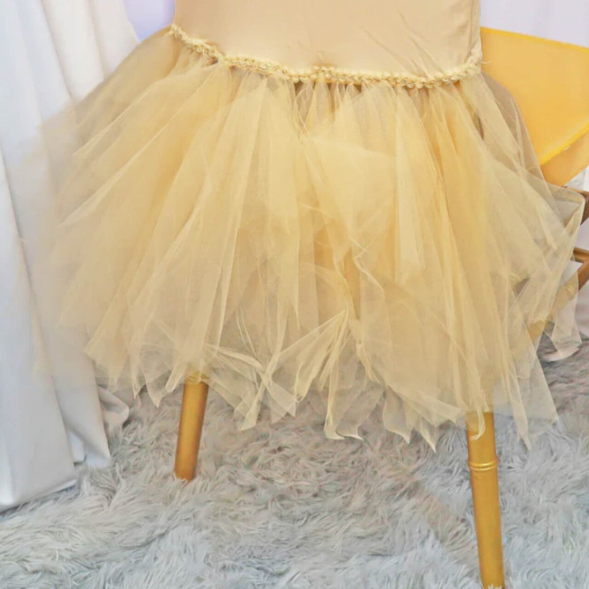 1 Piece Canary Yellow Ballerina Stretch Spandex Chiavari Chair Cover Elegant Event Decor