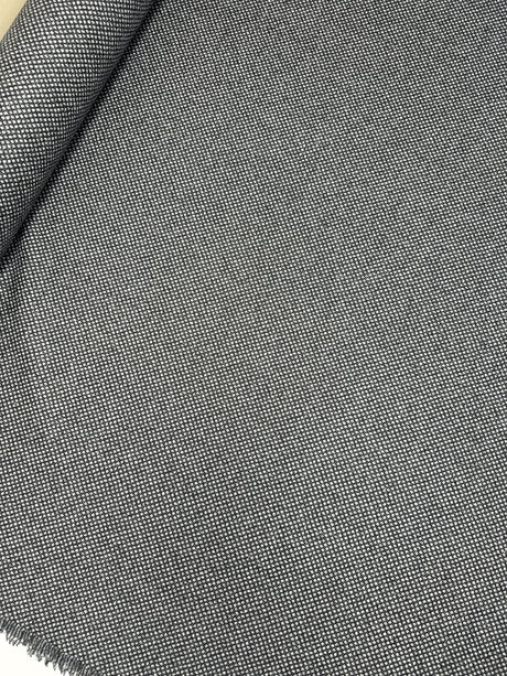 Wool Shades White Black Fabric