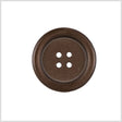 Brown Plastic Button - 28L/18mm