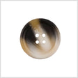Ivory Brown Plastic Button - 40L/25.5mm
