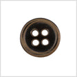 Brown Plastic Button - 40L/25.5mm