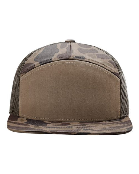Richardson Printed Seven-Panel Trucker Cap
