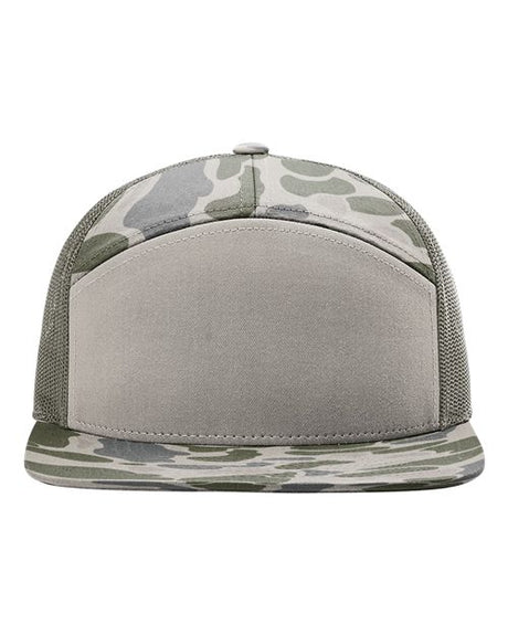 Richardson Printed Seven-Panel Trucker Cap