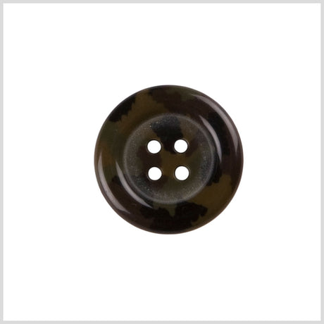 Brown Plastic Button - 36L/23mm
