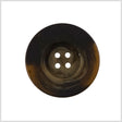 Brown Plastic Button - 48L/30.5mm