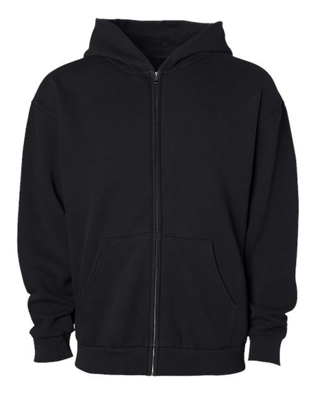 Independent Trading Co. Unisex Mainstreet Heavyweight Full-Zip Hooded Sweatshirt