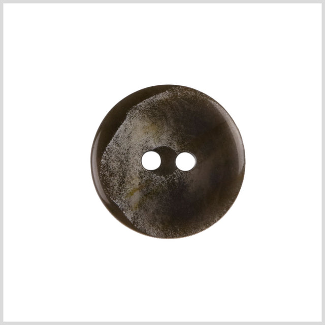 Brown Plastic Button - 36L/23mm