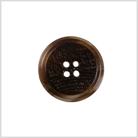 Brown Plastic Button - 36L/23mm