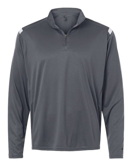 Badger Men's On The Rise Quarter-Zip Pullover