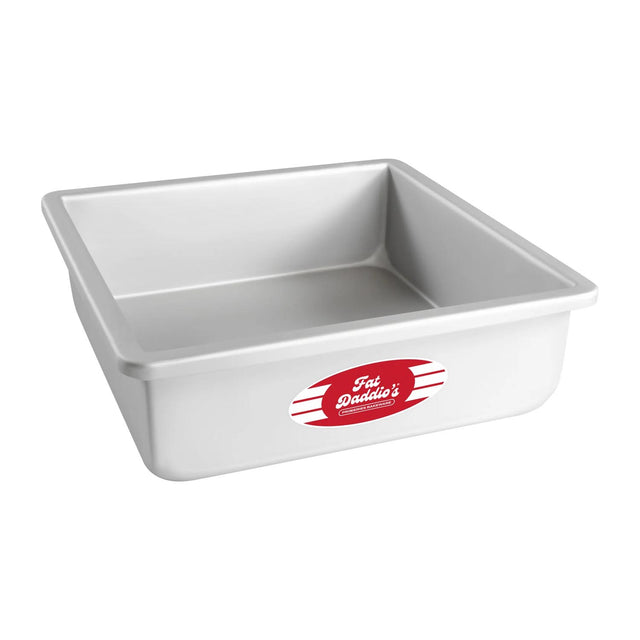 Fat Daddio's Anodized Aluminum Square Cake Pan, 9" x 9" x 3"