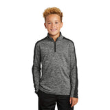 Sport-Tek® Youth PosiCharge Electric Heather Colorblock 1/4-Zip Pullover
