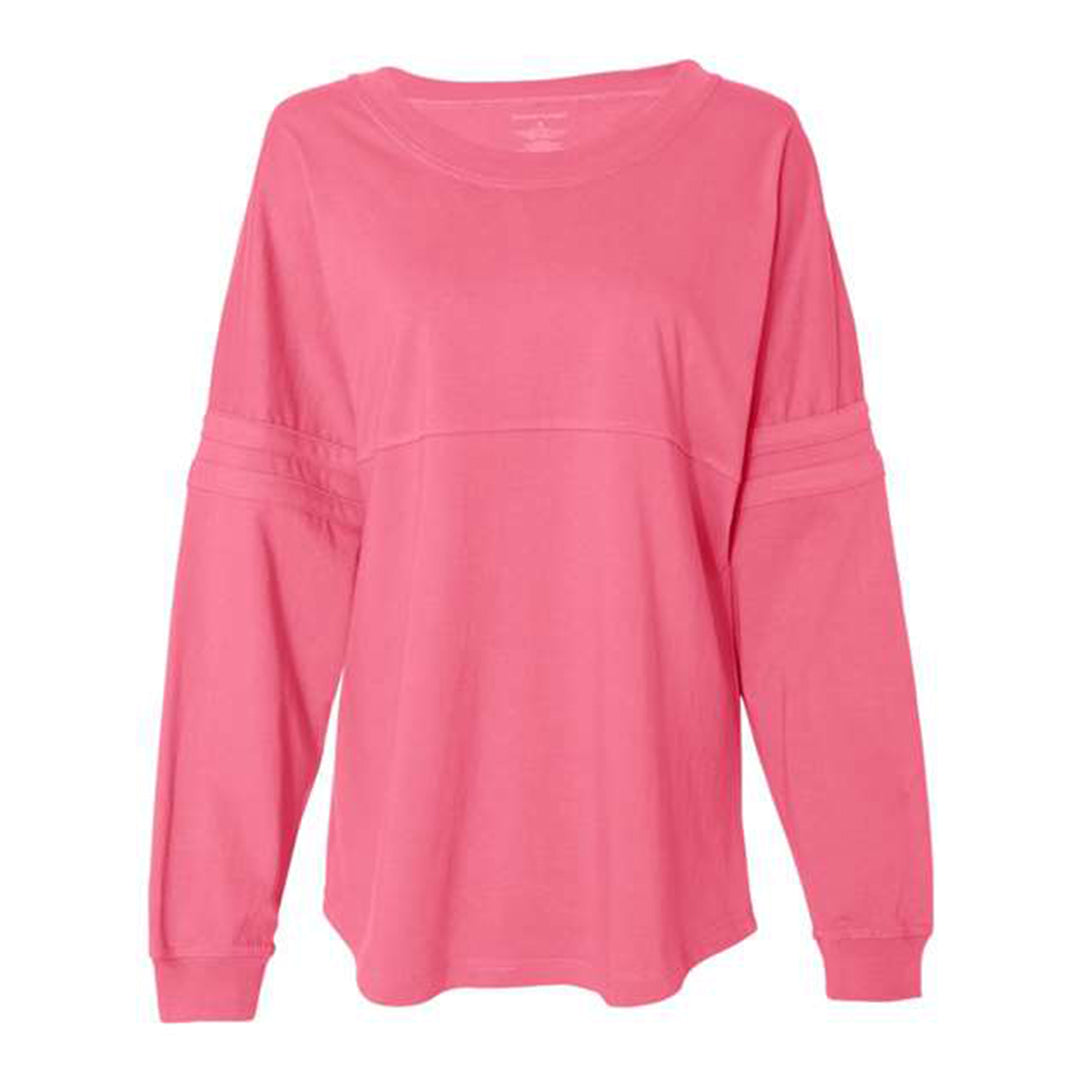 Women's Jersey Pom Pom Long Sleeve T-Shirt